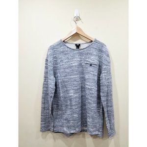 H&M | Grey-White Tilly Sweater | L Men